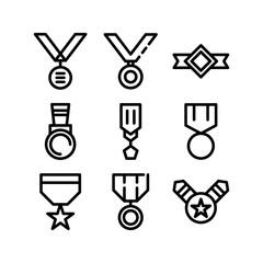 ribbon badge icon or logo isolated sign symbol vector illustration - high quality black style vector icons
