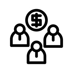 teamwork icon or logo isolated sign symbol vector illustration - high quality black style vector icons
