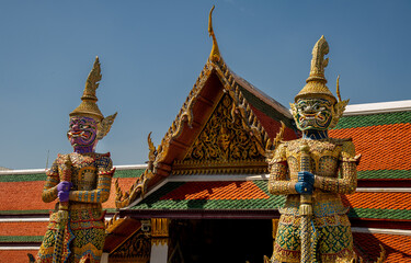 Fototapeta premium Demon Guardian Wat Phra Kaew Grand Palace Bangkok