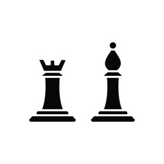 chess, icon, vector, template, illustration, design, collection,flat, style