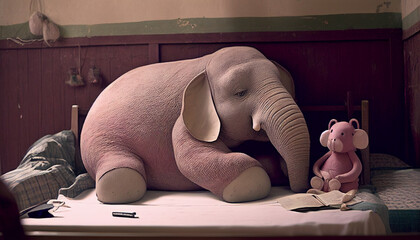 Elefante triste