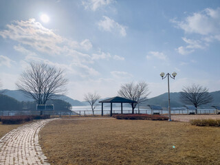 진안 용담댐 조각공원