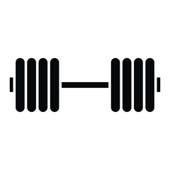 barbell, icon, vector, template, illustration, design, collection,flat, style