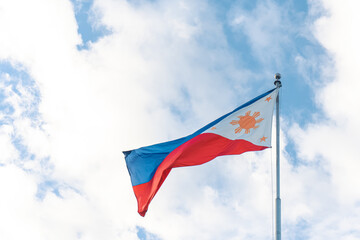 waving philippine flag