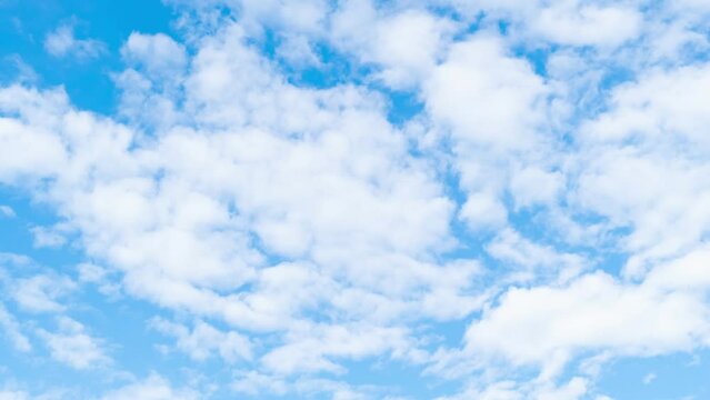 Nice moving white cirrus cloud in horizon, Beautiful blue sky and cloudscape, Beautiful natural scenery, Clear blue sky with a cloud, Fresh air, TimeLapse footage