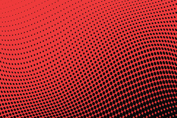 Obraz premium Polka dot pop art halftone pattern. Vector illustration