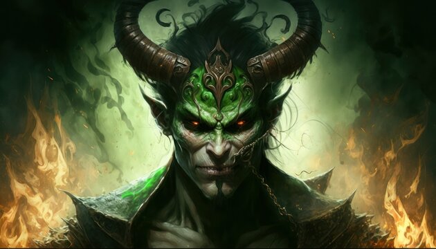 Beautiful Saint Patrick's Day Parade Celebrating Cute Creatures and Nature: Animal Demon Epic High Fantasy in Festive Green Attire Celebration of Irish Culture and Happiness (generative AI)