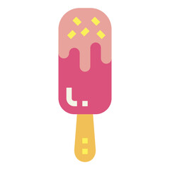 popsicle flat icon style