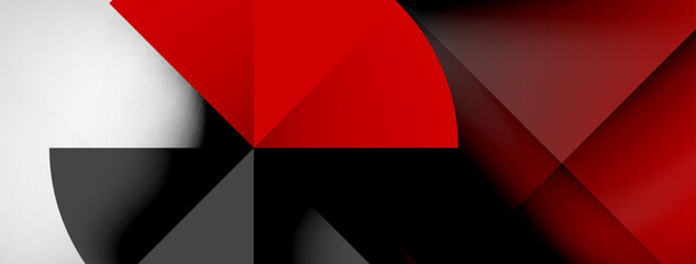 Abstract vector background. Shadow lines and lights with round elements and circles composition. Vector Illustration For Wallpaper, Banner, Background, Card, Book Illustration, landing page