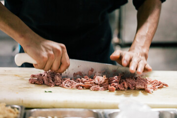 chef preparing food