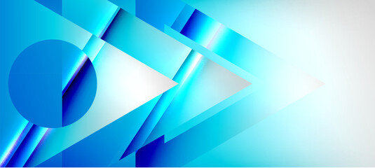 Fototapeta premium Triangle abstract background with shiny and glossy effects. Vector Illustration For Wallpaper, Banner, Background, Card, Book Illustration, landing page