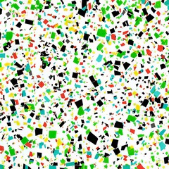 Seamless pattern with colorful confetti
