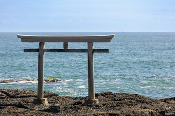 大洗　鳥居