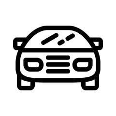 car icon or logo isolated sign symbol vector illustration - high-quality black style vector icons
