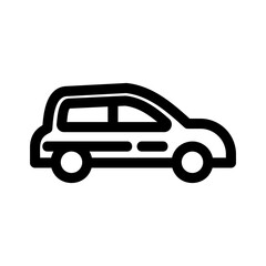 Fototapeta premium car icon or logo isolated sign symbol vector illustration - high-quality black style vector icons 