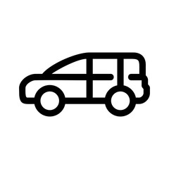 car icon or logo isolated sign symbol vector illustration - high-quality black style vector icons
