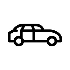 car icon or logo isolated sign symbol vector illustration - high-quality black style vector icons
