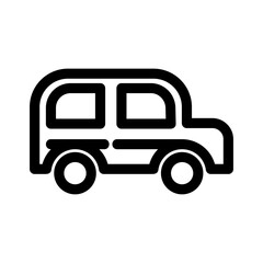 Fototapeta premium car icon or logo isolated sign symbol vector illustration - high-quality black style vector icons 