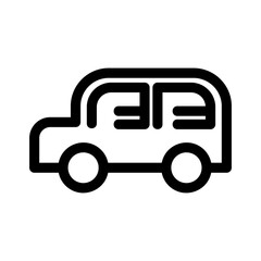 car icon or logo isolated sign symbol vector illustration - high-quality black style vector icons
