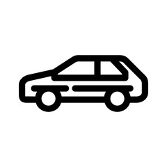 Naklejka premium car icon or logo isolated sign symbol vector illustration - high-quality black style vector icons 
