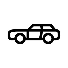 car icon or logo isolated sign symbol vector illustration - high-quality black style vector icons
