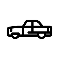 Fototapeta premium car icon or logo isolated sign symbol vector illustration - high-quality black style vector icons 