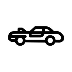 Obraz premium car icon or logo isolated sign symbol vector illustration - high-quality black style vector icons 