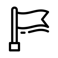 flag icon or logo isolated sign symbol vector illustration - high-quality black style vector icons
