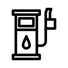 gas station icon or logo isolated sign symbol vector illustration - high-quality black style vector icons
