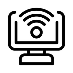 signal icon or logo isolated sign symbol vector illustration - high-quality black style vector icons
