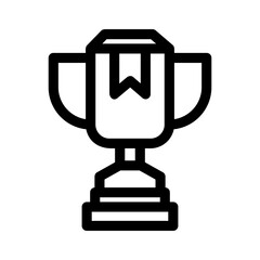 trophy icon or logo isolated sign symbol vector illustration - high-quality black style vector icons
