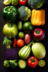 Set of vegetables - 3D Illustration