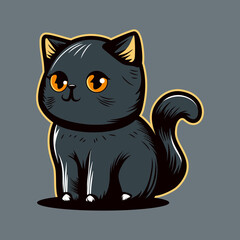 cat cartoon cute