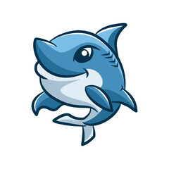 shark cartoon cute