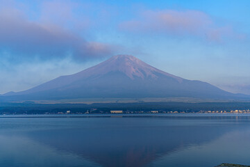 山中湖　逆さ富士