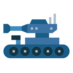 tank flat icon style