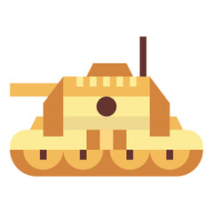 tank flat icon style
