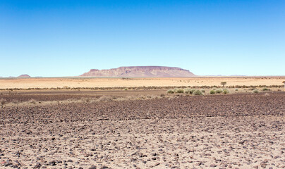 View of the desert landscape