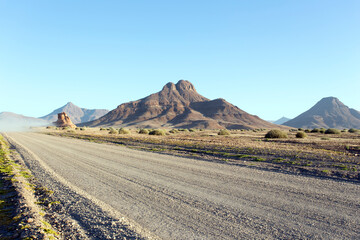 View of a desert landscape