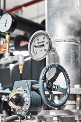 tank and pressure gauge