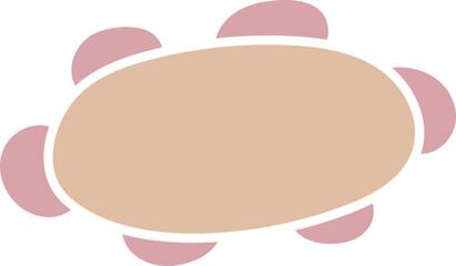 Modern organic shape, an element for use in design, vector illustration.