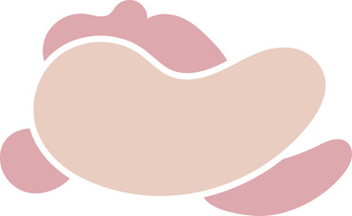 Modern organic shape, an element for use in design, vector illustration.