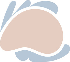 Modern organic shape, an element for use in design, vector illustration.