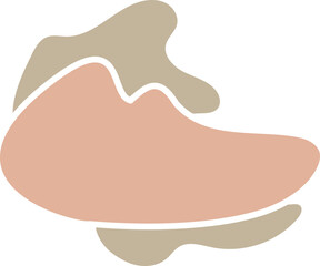 Modern organic shape, an element for use in design, vector illustration.