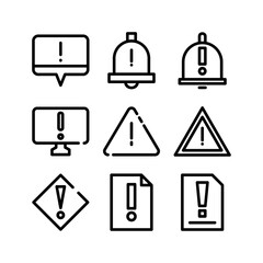 alert icon or logo isolated sign symbol vector illustration - high quality black style vector icons
