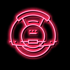 electrical monowheel color icon vector illustration © vectorwin