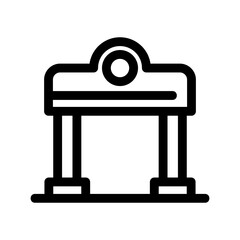 bank icon or logo isolated sign symbol vector illustration - high quality black style vector icons
