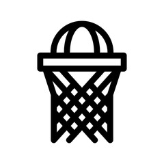 Fototapeta na wymiar basketball icon or logo isolated sign symbol vector illustration - high quality black style vector icons 