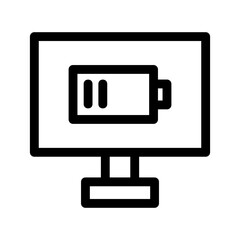 battery icon or logo isolated sign symbol vector illustration - high quality black style vector icons
