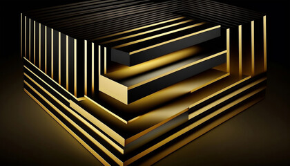 Obraz premium abstract 3d background, Generative AI